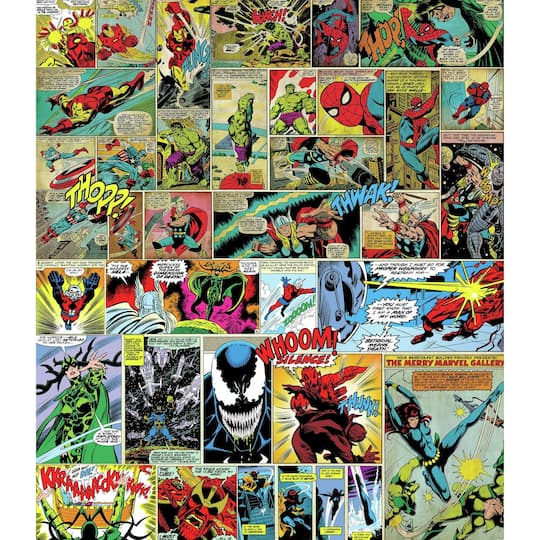 RoomMates Marvel Comic Tapestry